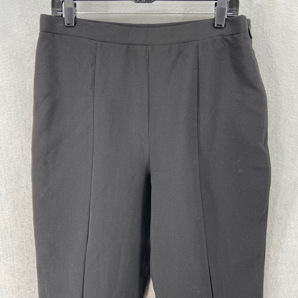 1.STATE Pants Womens Sz 14 Black Split Hem Side Zip Career Office - Picture 4 of 12